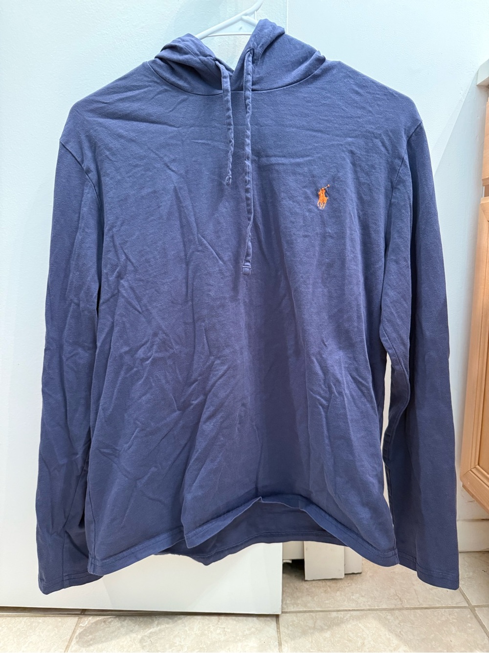 Polo Ralph Lauren Jersey Hooded T-Shirt  with Orange Pony